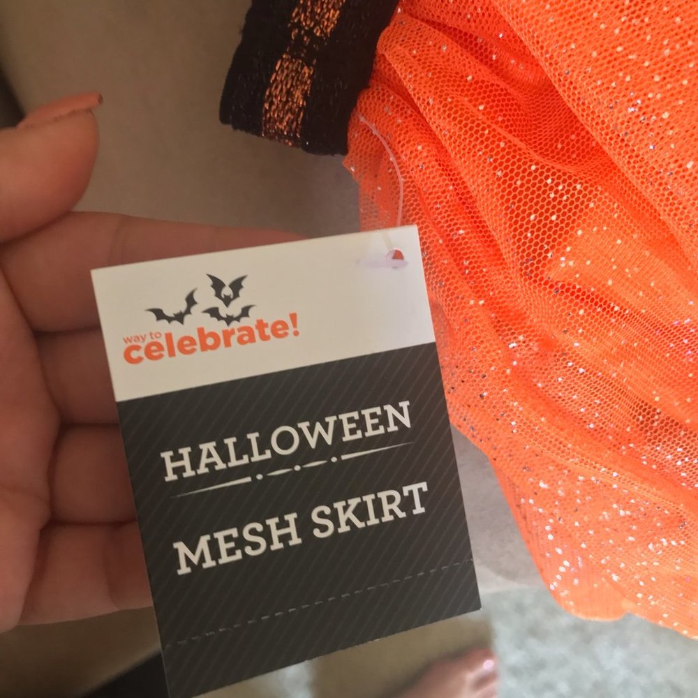 Mesh Halloween Skirt